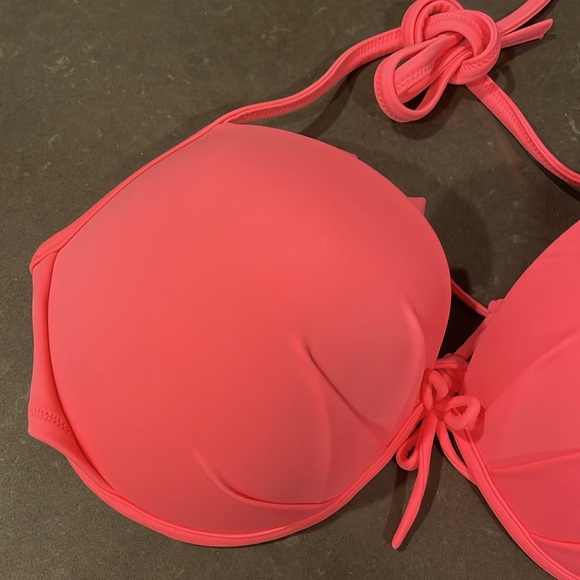 Victoria’s Secret Fabulous Ruffle Bikini Top 34DDD and Large Bikini Bottom NWT - Picture 3 of 16